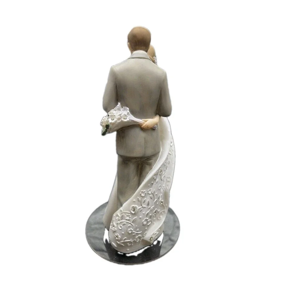 Roman Wedding Cake Topper - Blessings Of Love By Karen Hahn Caucasian Couple